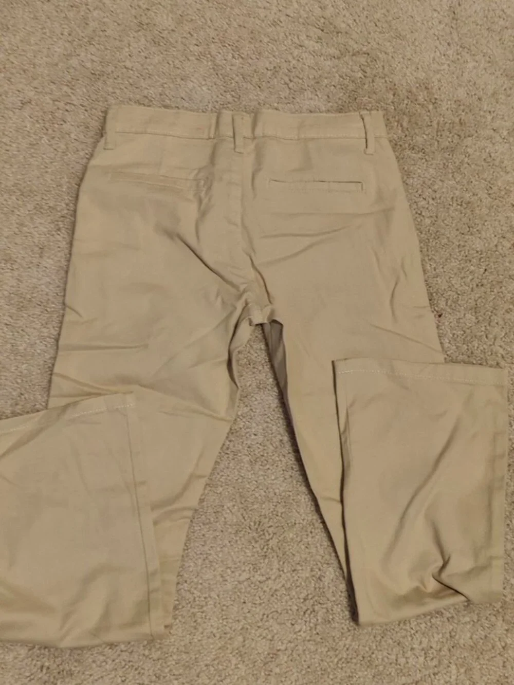 The Children's Place Kids' Cream and Tan Trousers